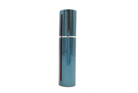Frasco aluminio de Lujo Azul  rellenable 10 ml